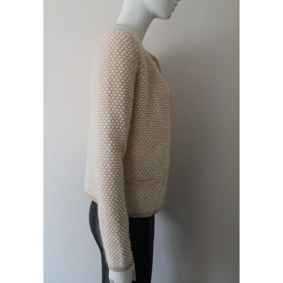 Escada Sport Mohair and Cashmere Knitted Cardigan in Ricepaper Beige Size XS - Picture 5 of 10